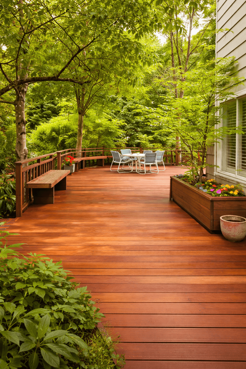 Professional deck staining and restoration by Deck Heroes in Ontario